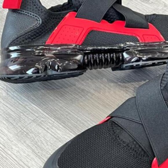 Edition By Forever Link Trendy Sneakers Red Black 8.5 Stream 11 New - Picture 4 of 6